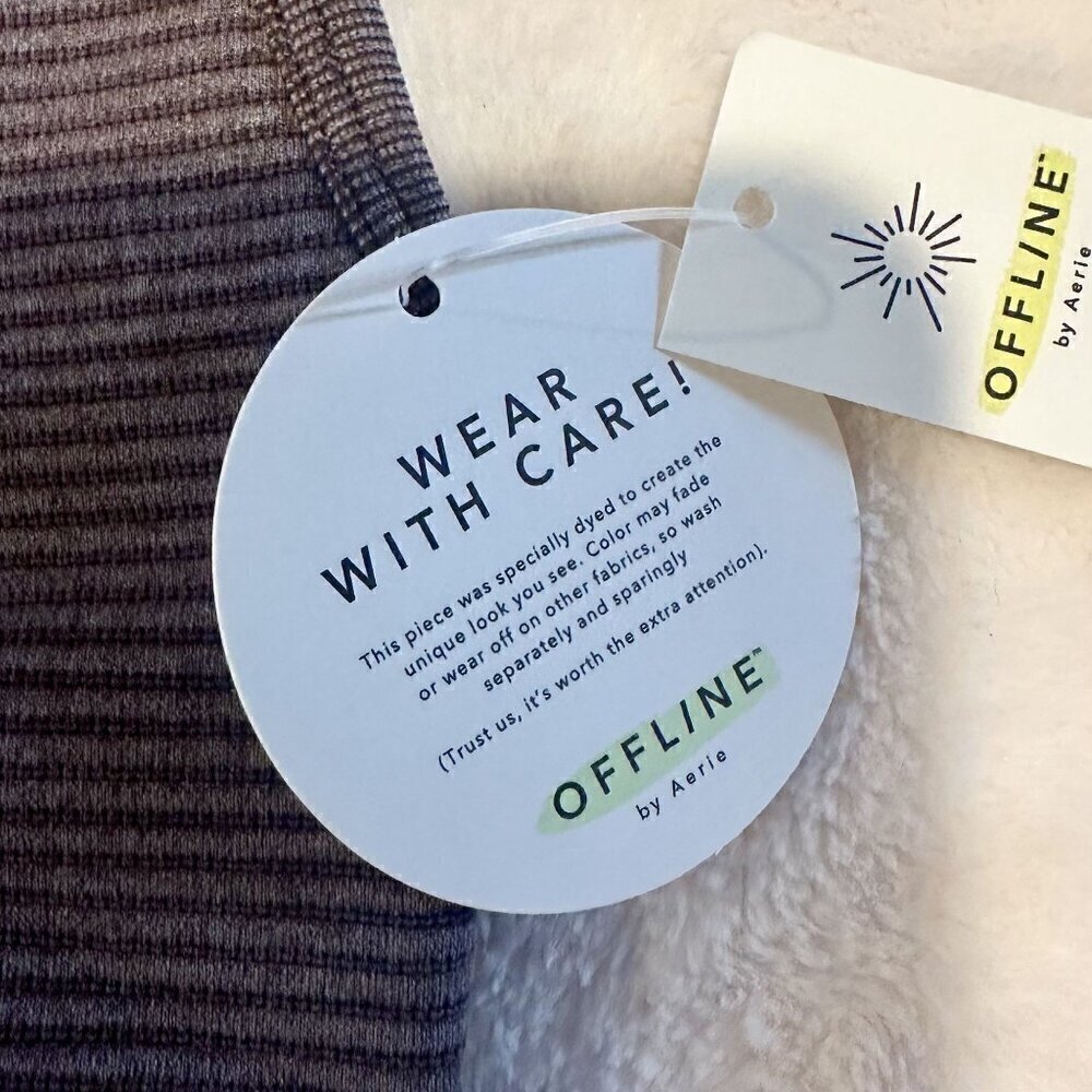 NWT Offline by Aerie Ribbed Seamless Sports Bra - Size: XXS - Picture 9 of 9